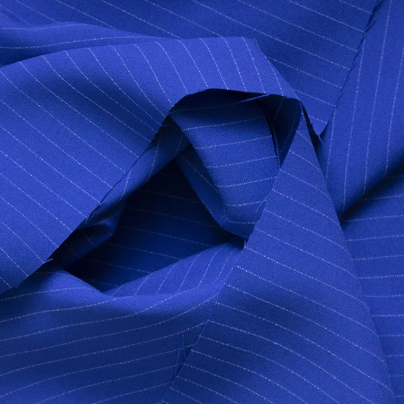 Tela lino raya tiza por metro y por rollo, Telas Bogotá