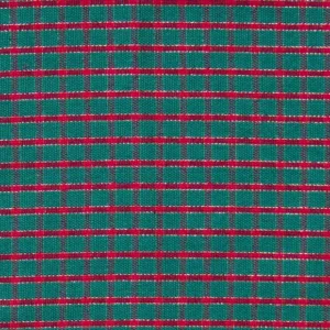 Tela Paño Navideño Cuadros de Textti