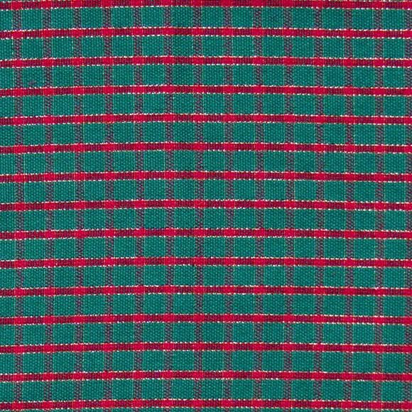 Tela paño navideño a cuadros por metro y por rollo, Telas Bogotá