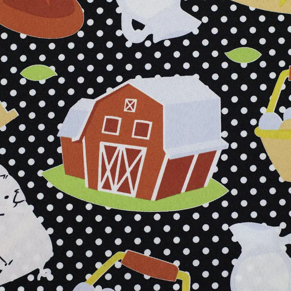 Tela lino estampado cocina por metro y por rollo, Telas Bogotá