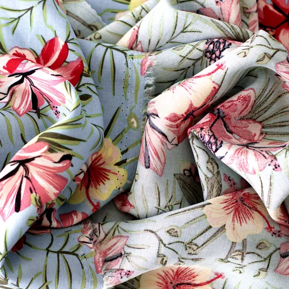 Tela Chalis estampado o Rayón estampado, por metro y por rollo, Telas Bogotá