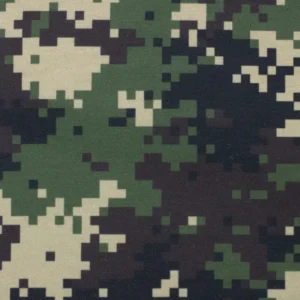 Tela Algodón Perchado Camuflado de Textti