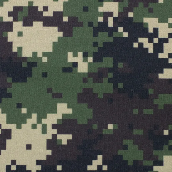 Tela algodón perchado camuflado por metro y por rollo, Telas Bogotá