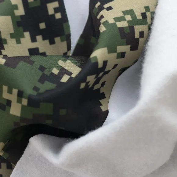 Tela algodón perchado camuflado por metro y por rollo, Telas Bogotá