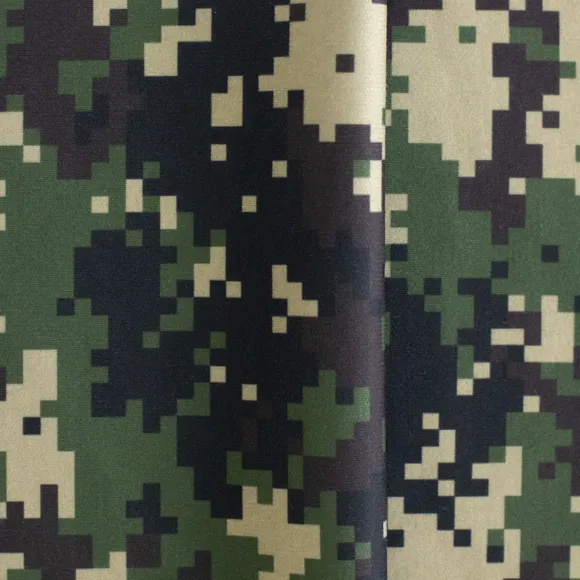 Tela algodón perchado camuflado por metro y por rollo, Telas Bogotá