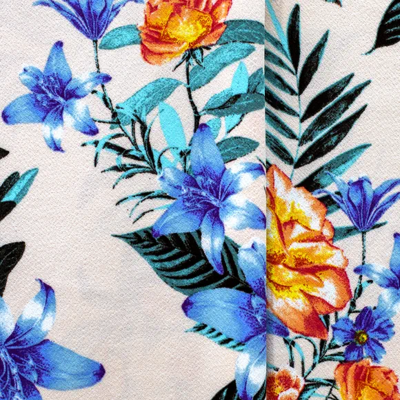 Tela liverpool crepé estampada por metro y por rollo, Telas Bogotá