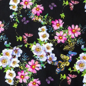 Tela Seda Super Soft Estampada de Textti