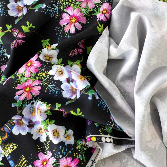 Tela seda super soft estampada por metro y por rollo, Telas Bogotá