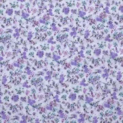 Tela dacrón flores escarchadas por metro y por rollo, Telas Bogotá