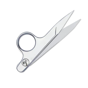 Tijera corneta rematadora forjada 200 R textilera 4.5'', Incolma, Textti