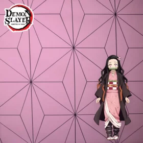 Tela Tela Kimono Disfraz Nezuko Kamado | Kimetsu No Yaiba | Demon Slayer por metro y por mayor