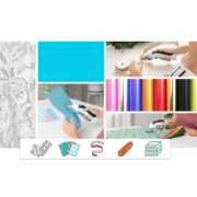 Tijeras eléctricas inalámbricas BLACK+DECKER 4V MAX con cuchillas intercambiables.