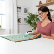 Tijeras eléctricas inalámbricas BLACK+DECKER 4V MAX con cuchillas intercambiables.