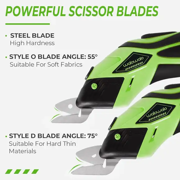 Tijeras Eléctricas Inalámbricas con accesorios y baterías.