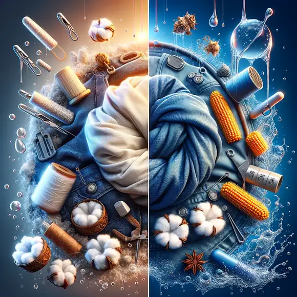 Comparación de la durabilidad de algodón y poliéster