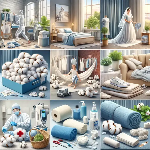 Varias aplicaciones del algodón en la vida diaria