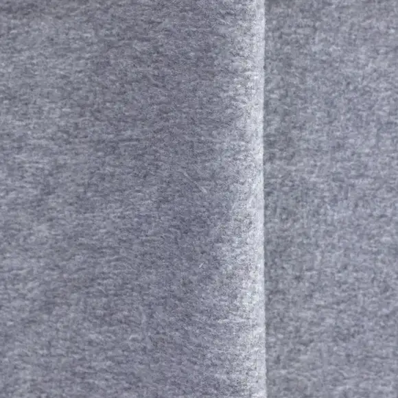 Tela polar nórdico o fleece premium gris jaspe en vista de doblez, por metro y por mayor, Telas Bogotá, Telas Medellín, Telas Cali, Telas Alquería, Textti