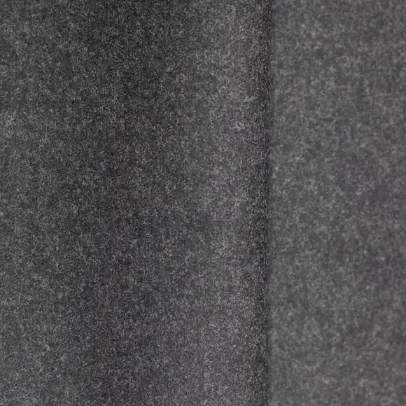 Tela paño cheviot gris oscuro en vista de doblez, por metro y por mayor, Telas Bogotá, Telas Medellín, Telas Cali, Telas Alquería, Textti