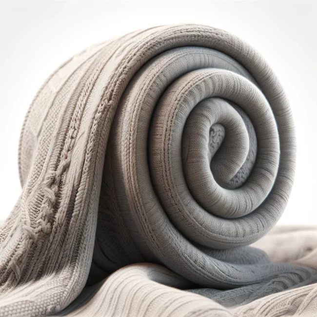 Imagen de tejido de Acrilán mostrando su textura suave y duradera.