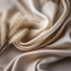 Tela de batista de seda fina y suave, ideal para lencería y ropa de noche elegante.