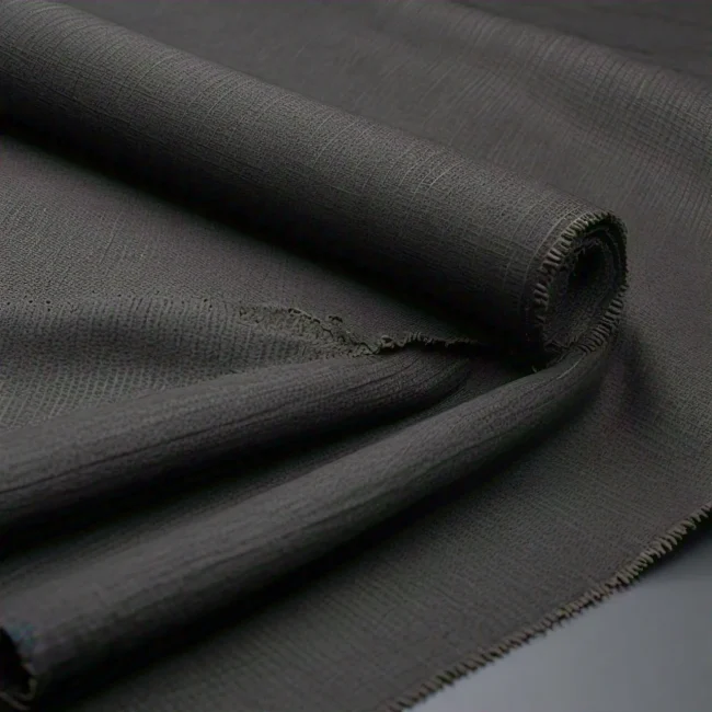 Imagen de una tela resistente al fuego, mostrando su textura duradera y propiedades ignífugas.