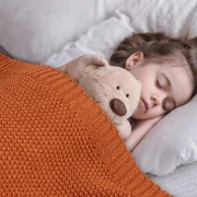 Manta de Punto Trenzado CozeCube