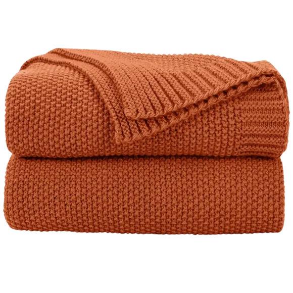 Manta de Punto Trenzado CozeCube