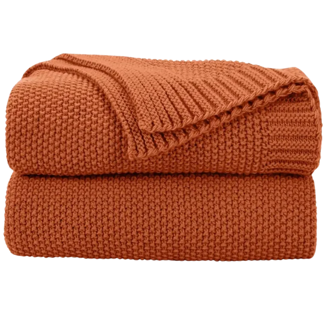 Manta de Punto Trenzado CozeCube