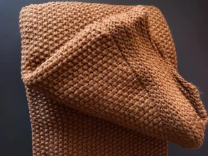 Manta de Punto Trenzado CozeCube Foto de Cliente