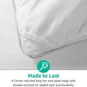 Plumón de Ganso Europeo en Algodón Egipcio de 1600 Hilos APSMILE