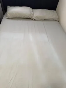 Sábanas de bambú DECOLURE 100% Viscosa orgánica derivada de bambú para cualquier tamaño de cama, 3 o 4 piezas - Ultra suave y lujosamente refrescante, bolsillo de 17 pulgadas de profundidad, doble costura, perfecto para personas que se acaloran al dormir. FOTO DE CLIENTE