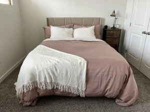 Set de Duvet TENCEL™ Algodón Ultra Suave Double Stitch Foto Cliente