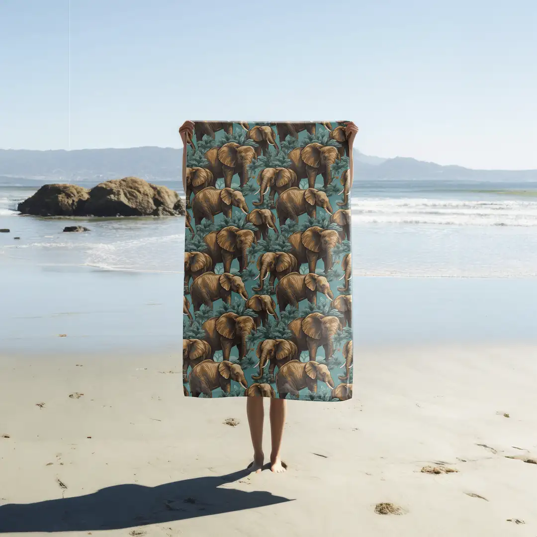 Toalla de Microfibra Playera Secado Rápido Ultra Absorbente Naturaleza Indomita Mezori