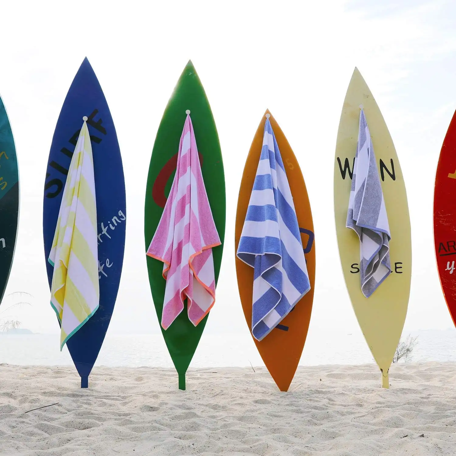 Toalla Playera Suave Extra Grande de Algodón Peinado Henbay