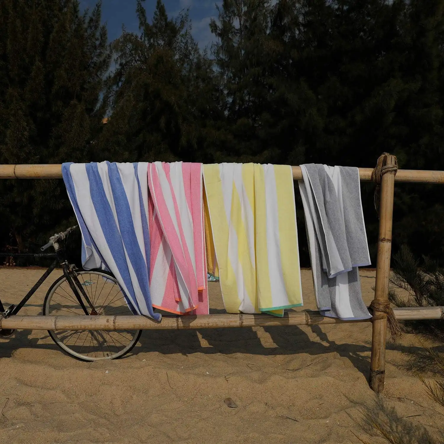 Toalla Playera Suave Extra Grande de Algodón Peinado Henbay