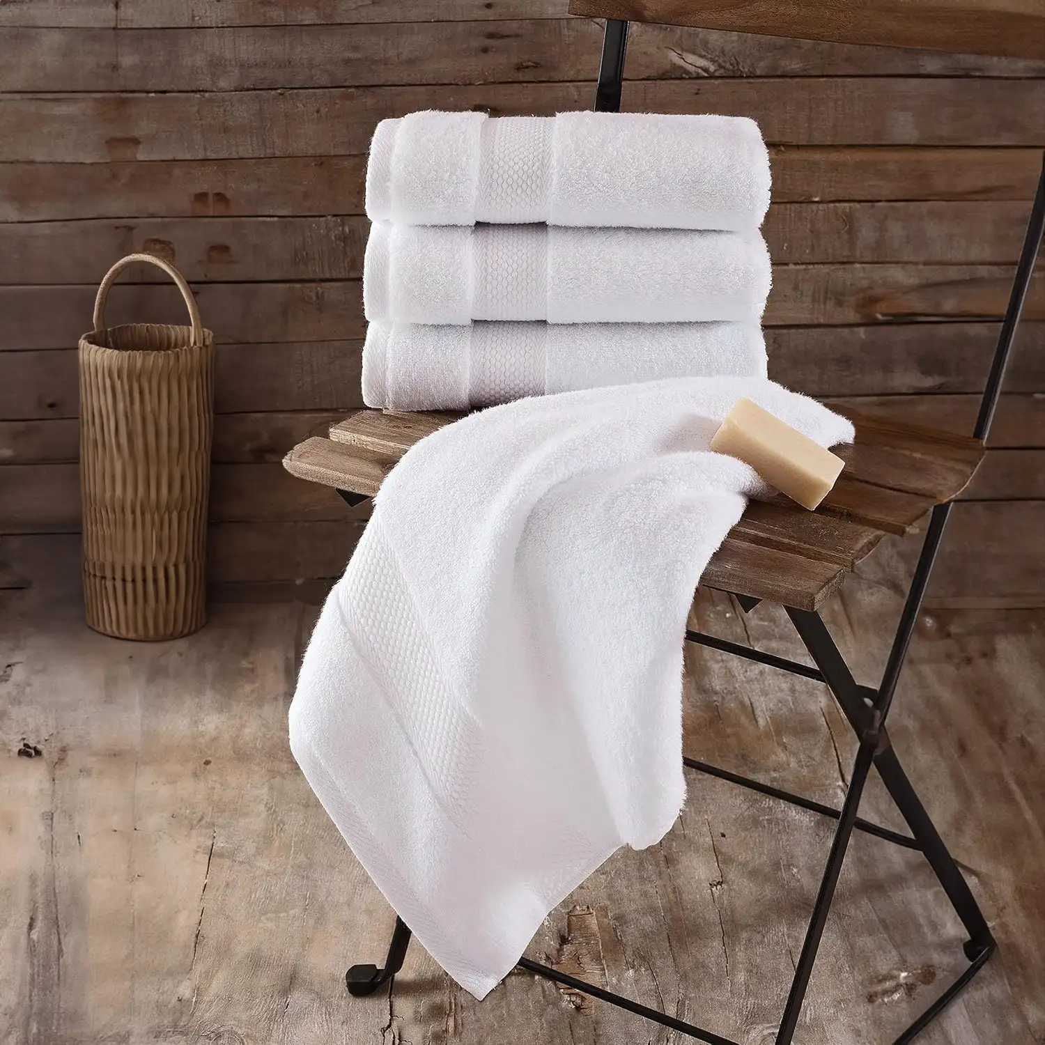 Toallas de Algodón Turco Ultra Suave Bagno Milano