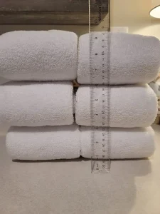 Toallas de Manos Premium de Algodón Egipcio White Classic (Set de 6 toallas)