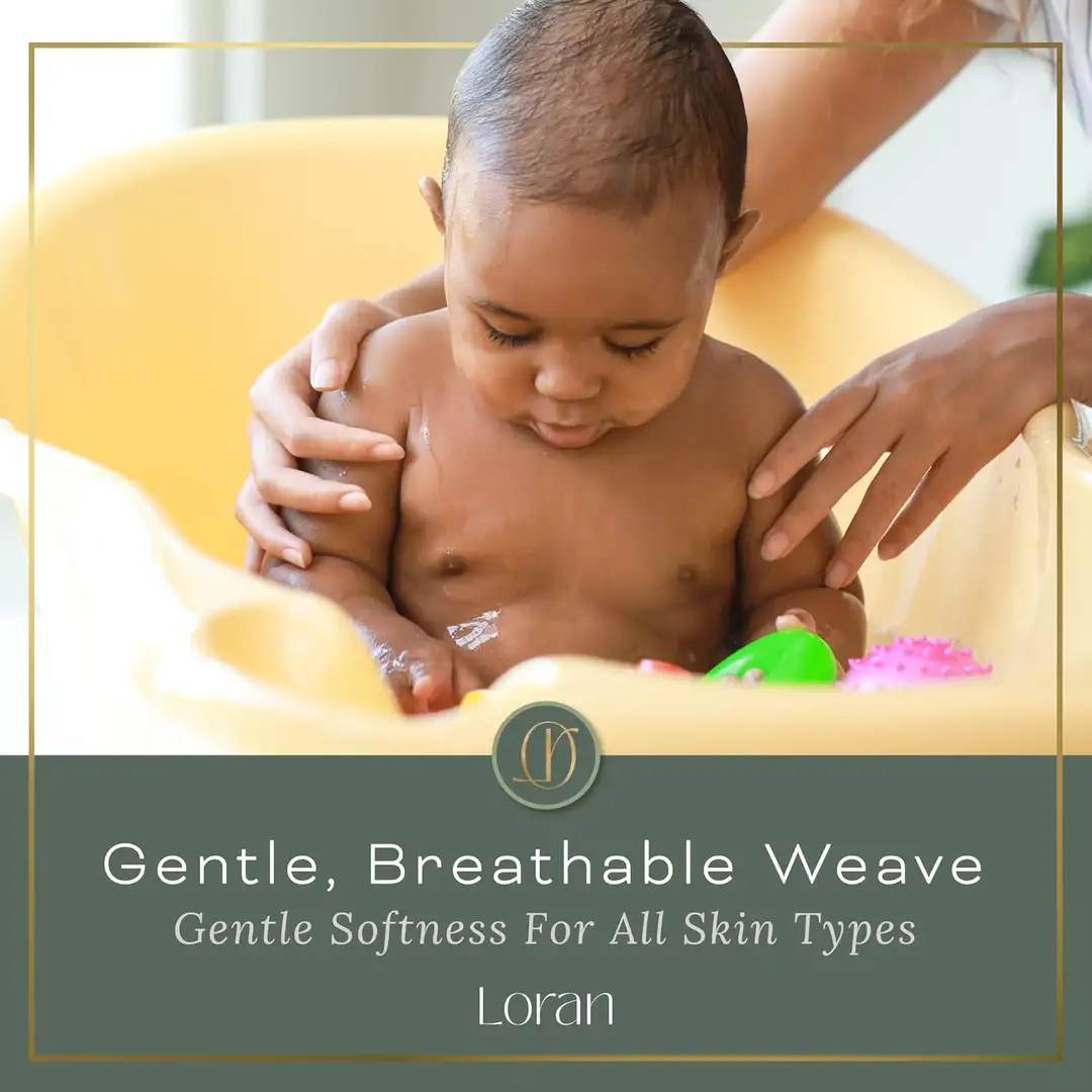 Toallas Faciales de Bambú Orgánico Loran (Set de 6 Toallas)