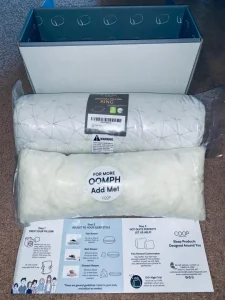 Almohada Ajustable de Espuma Viscoelástica de Corte Cruzado Coop Home Goods