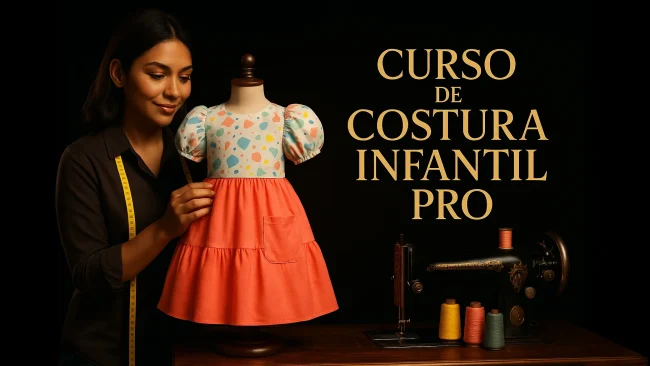 Curso de Costura Infantil Pro de Textti