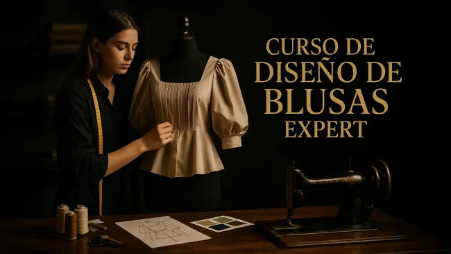 Curso de Diseño de Blusas Expert de Textti