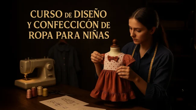 Curso de Diseño y Confección de Ropa Para Niñas de Textti