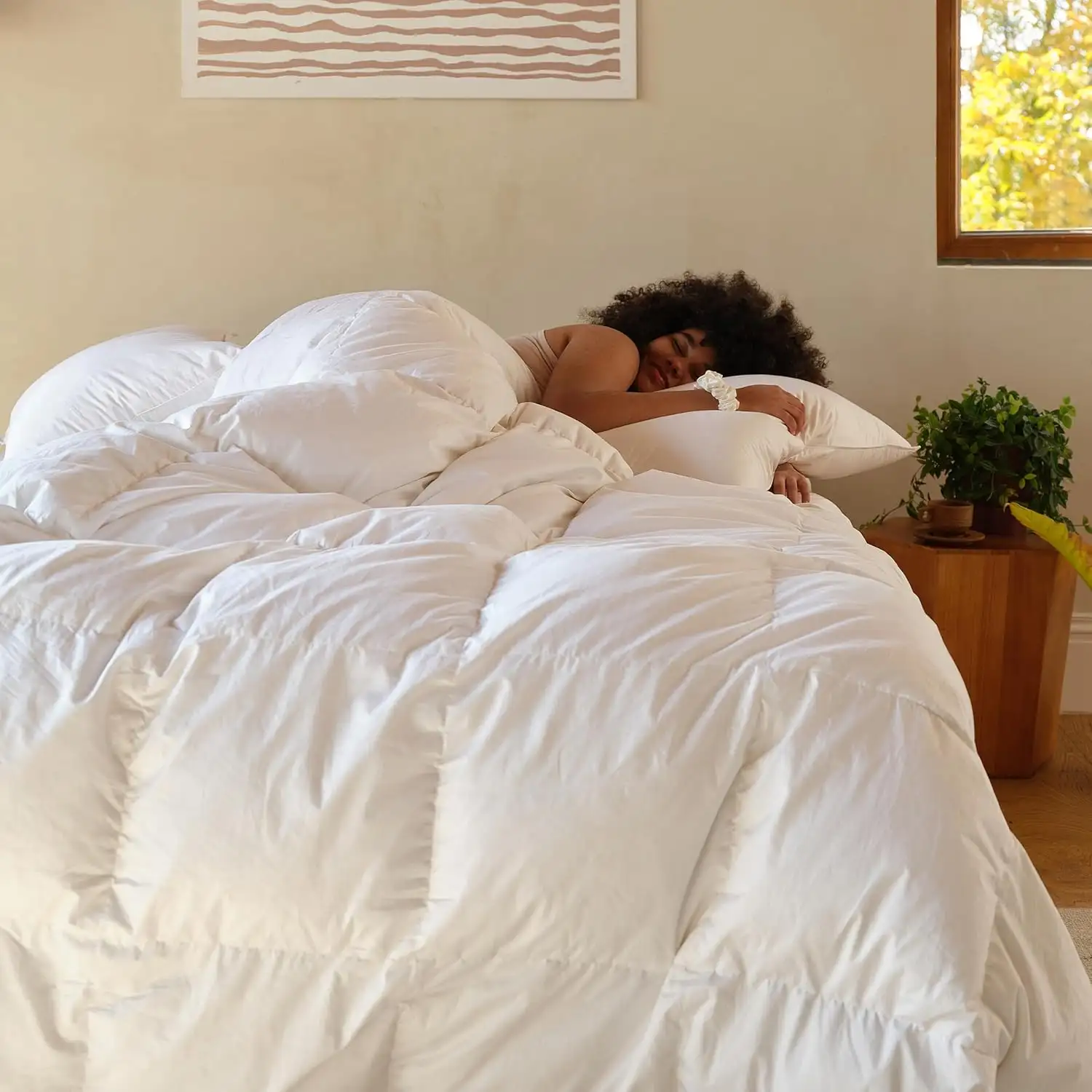 Plumón Canadiense Ultra Suave 700 de Potencia de Relleno Double Stitch