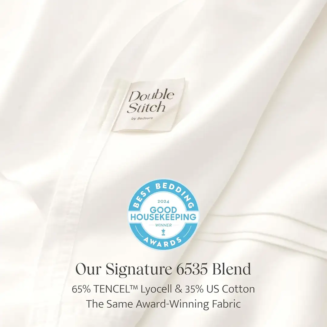 Sábanas Premium de Algodón TENCEL™ Double Stitch