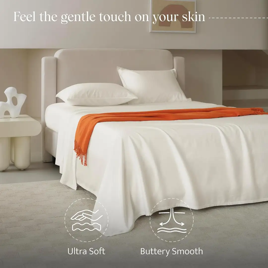 Sábanas Premium de Algodón TENCEL™ Double Stitch