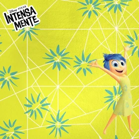 Tela Tela Disfraz Alegría de Intensamente de Textti