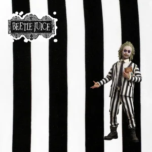 Tela Tela Disfraz Beetlejuice de Textti