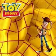 Tela vaquera para el disfraz de Sheriff Woody Pride de Toy Story.