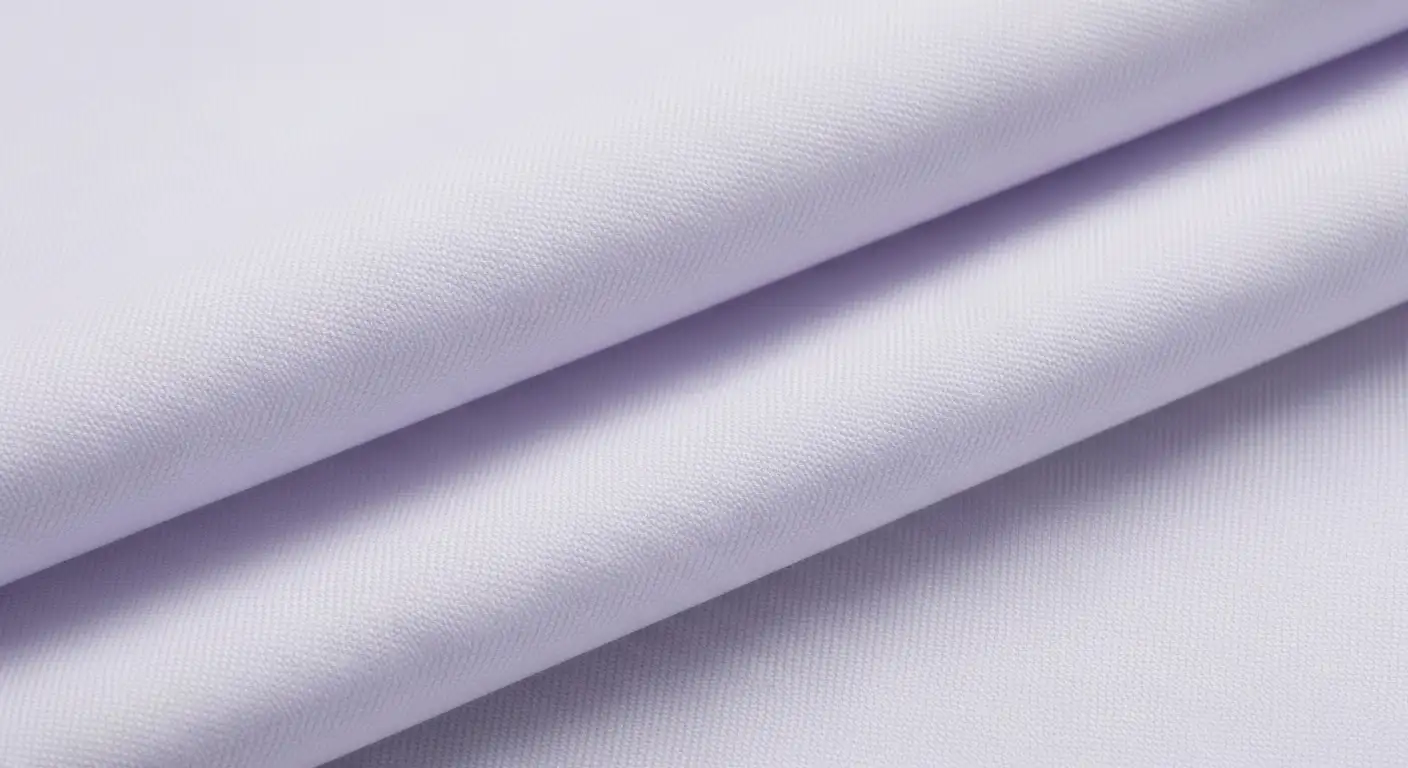 Muestra de popelín, una de las clases de telas de algodón más versátiles, ideal para camisas y vestidos.