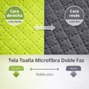 Tela toalla microfibra doble faz por metro y por rollo, telas Bogotá, telas Medellín, telas Cali, telas Colombia, telas alquería, Textti